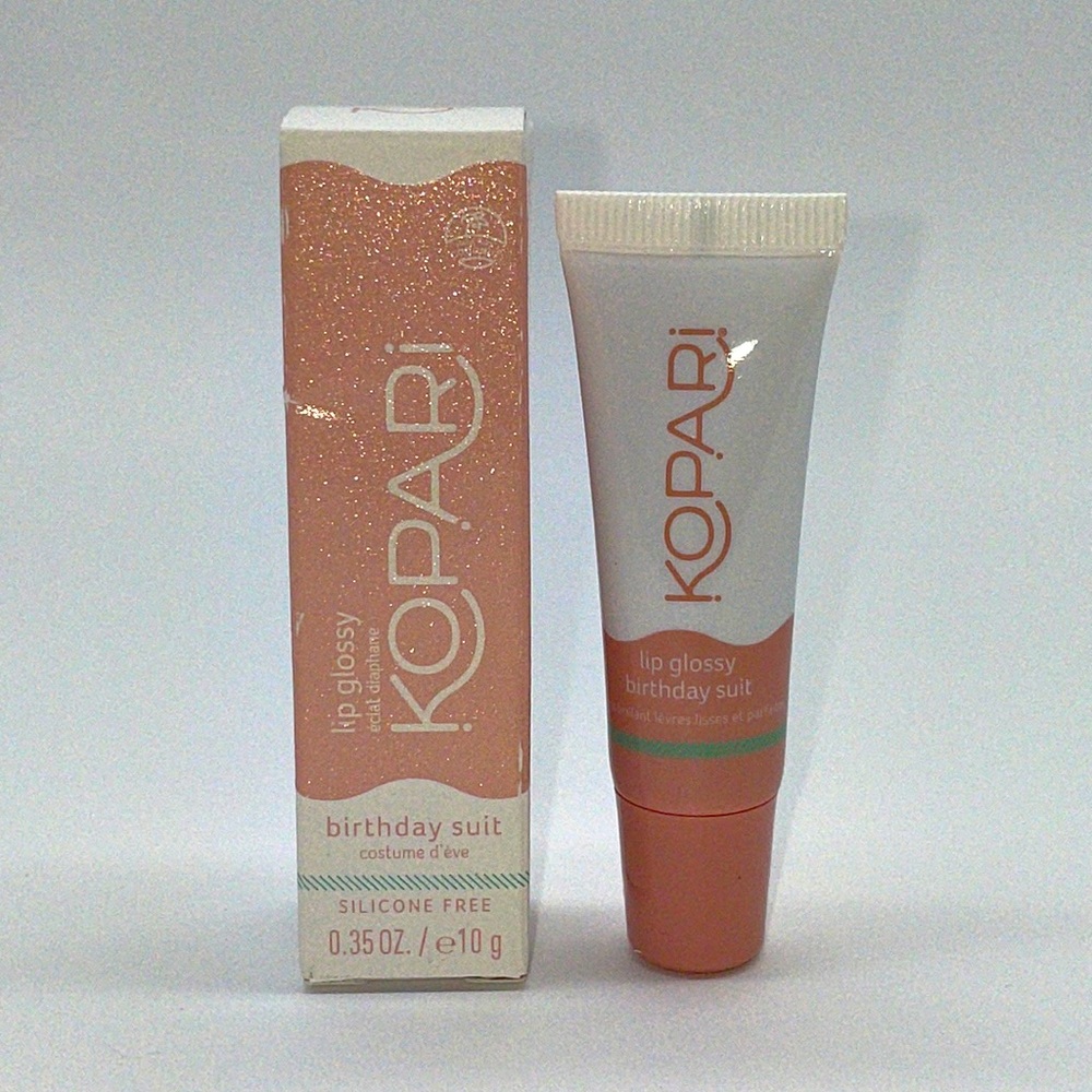 Kopari Moisturizing Lip Glossy
with Shea Butter and Coconut Oil Birthday Suit